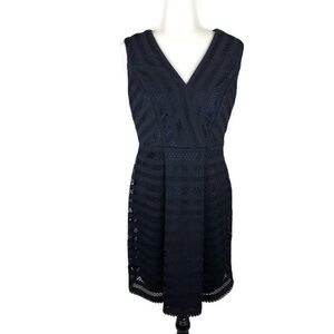 Marc New York Women’s Size Small Navy Sleeveless Lace Party Cocktail Dre…